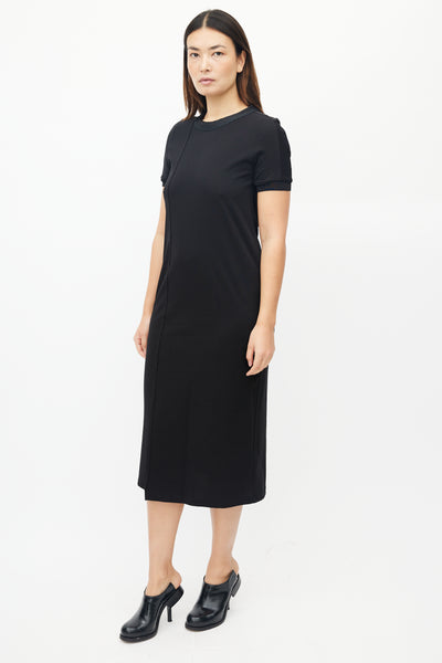 3.1 Phillip Lim // Black Button T-Shirt Dress – VSP Consignment