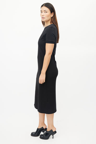 3.1 Phillip Lim // Black Button T-Shirt Dress – VSP Consignment