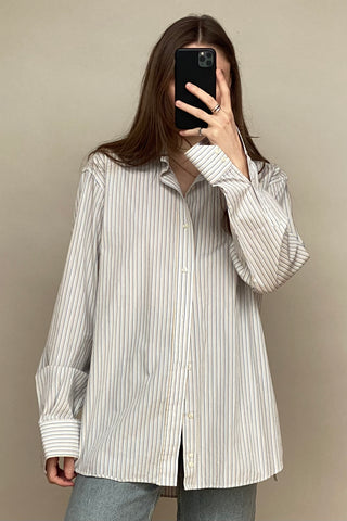 White & Multi Stripes Shirt