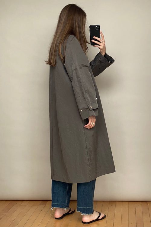 Grey Textured Light Coat