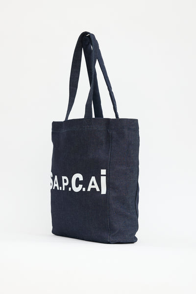 A.P.C. // X Sacai Denim Tote Bag – VSP Consignment