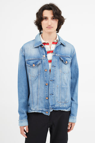 Acne Studios // Blue Light Wash Denim Jacket – VSP Consignment