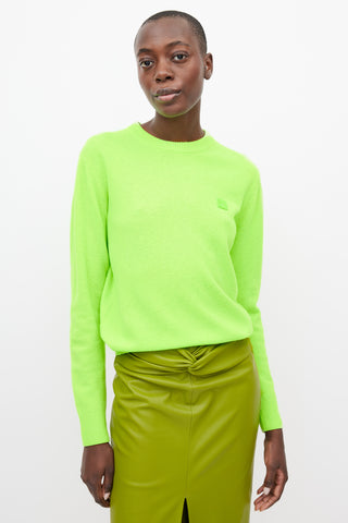 Acne-Studios-Neon-Green-Wool-