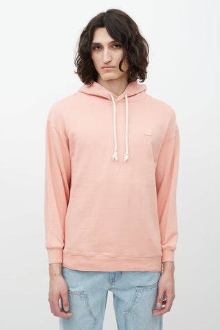 Acne Studios // Pink Face Logo Hoodie – VSP Consignment
