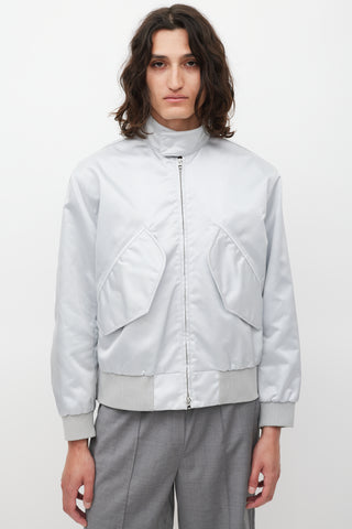 Acne-Studios-Silver-Nylon-
