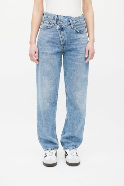 RE/DONE Jeans  High Rise Loose in Worn Blue