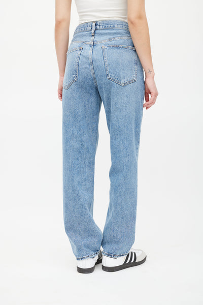 Agolde // Light Wash Criss Cross Jeans – VSP Consignment