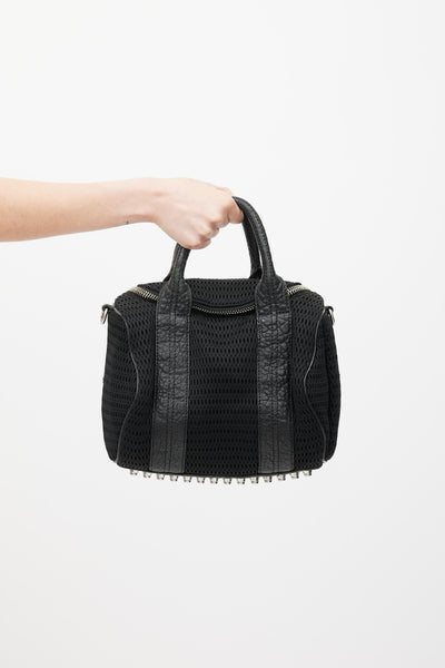 Alexander Wang // Black Mesh Neoprene Rocco Bag – VSP Consignment