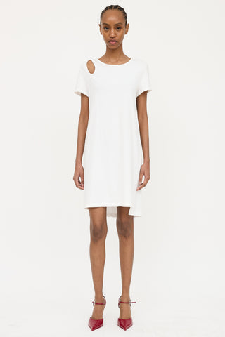 alexander wang cut out shirt dress Cut Off Double Shirt Dress | Alexander Wang