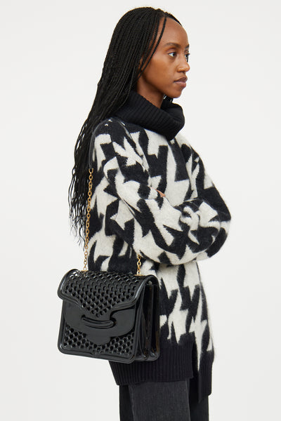 McQueen // Patent Leather Honeycomb Heroine Bag – VSP