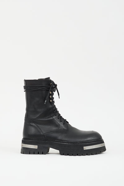 Ann Demeulemeester // Leather Tucson Lace Up Boot – VSP Consignment