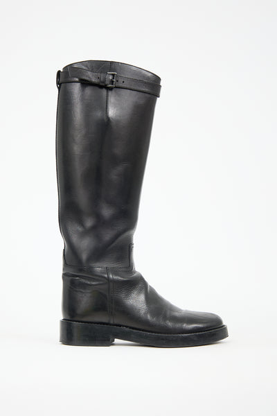 Ann Demeulemeester // Leather Stan Riding Boot – VSP Consignment