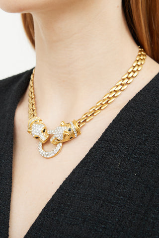 Attwood Collection Gold Crystal Necklace