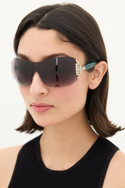 BVGLVARI-BLACK-SUNGLASSES-  display picture 1
