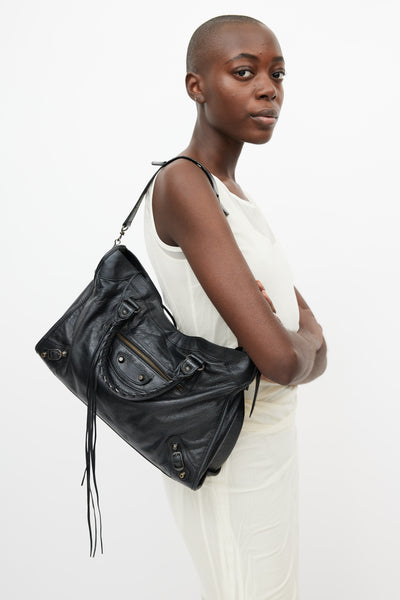 Balenciaga-Black-Leather-City-