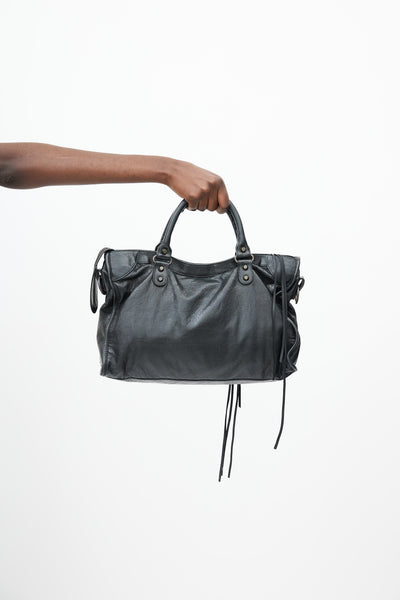 Balenciaga-Black-Leather-City-