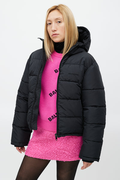 Balenciaga jacket best sale womens black