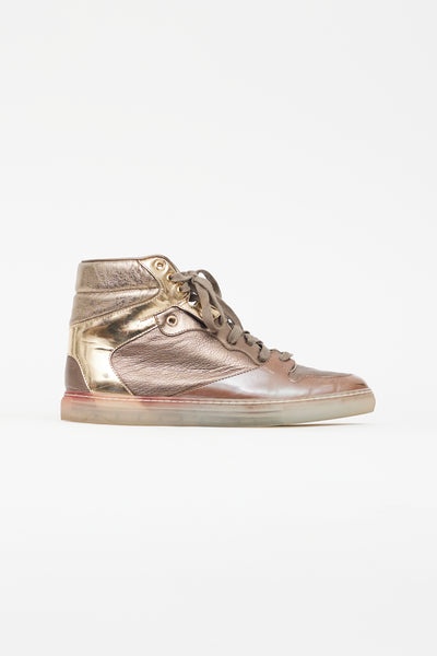 Leather All Gold Balenciaga Sneakers BAGATT Gina Gold Premium - Main Image