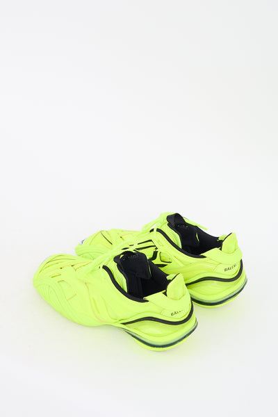 New Balenciaga Tyrex Mens Sneakers Neon Yellow US 9 / EU 39 $1150 SRP shoes men Balenciaga Tyrex Neon Yellow Sneakers | Garmentory main image 2