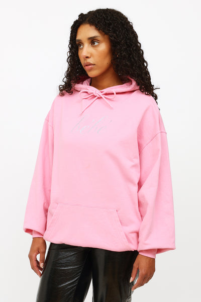 Balenciaga // Bebe Logo Hoodie – VSP Consignment