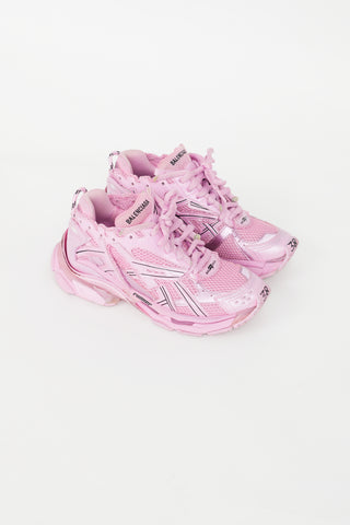 Balenciaga // Pink Distressed Runner Sneaker – VSP Consignment
