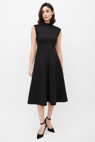 Beaufille Black Neoprene Getty Sleeveless Dress