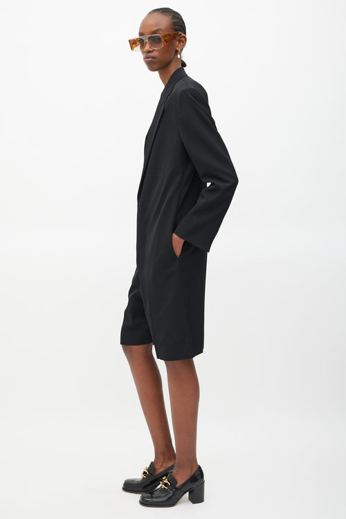 Bottega Veneta S/S 2020 Black Wool Jumpsuit