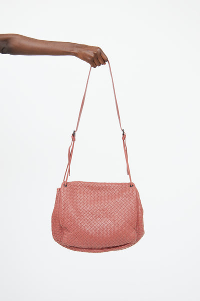 Bottega-Veneta-Red-Woven-