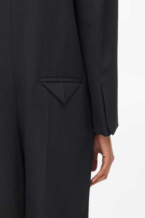 Bottega Veneta S/S 2020 Black Wool Jumpsuit
