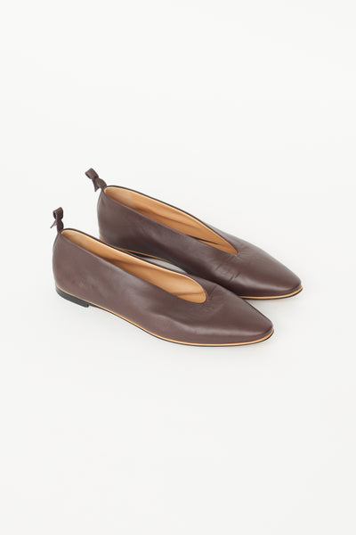 Brown ballet 2024 flats uk