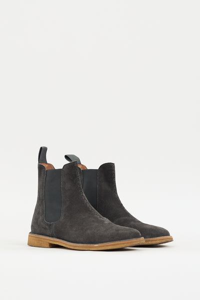 Bottega Veneta // Suede Chelsea Boot – VSP Consignment