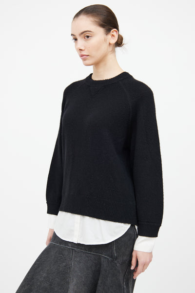 Brochu Walker // Black Layered Sweater – VSP Consignment
