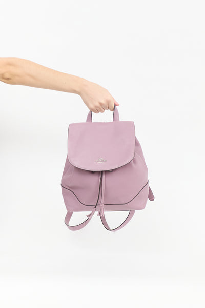 coach backpack women pink Coach // Leather Elle Backpack – VSP Consignment