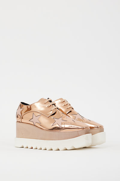 stella mccartney rose gold shoes