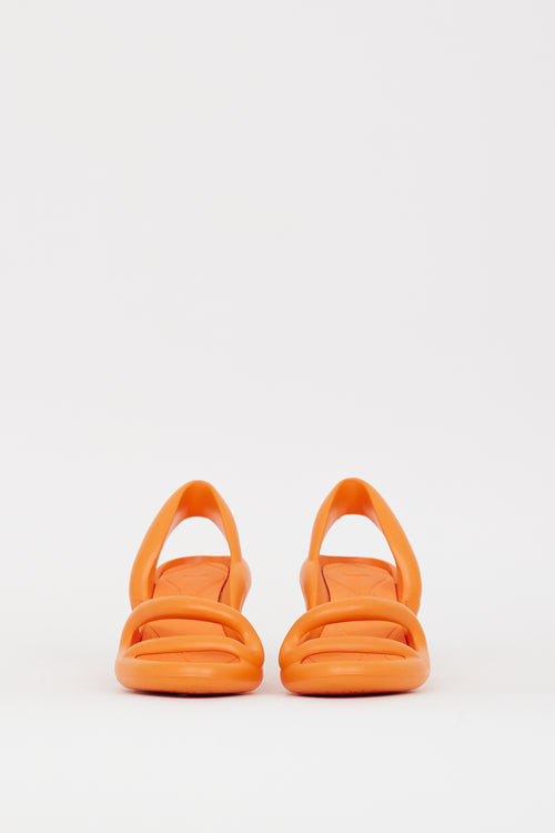 Camper Orange Kobarah Slingback Heel