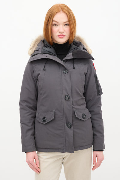 Fur Hood Canada Goose Montebello Down Parka Canada Goose // Dark