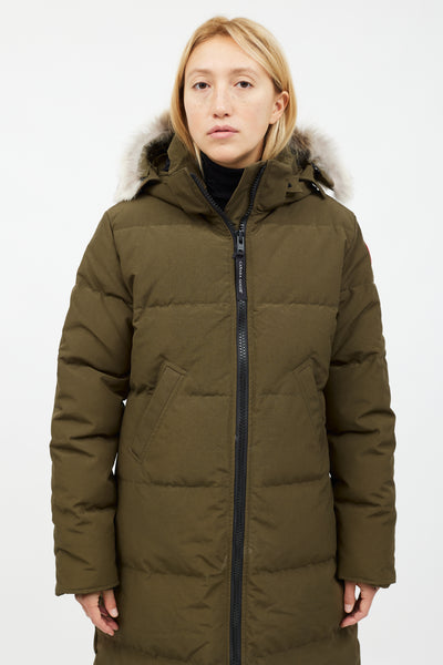 Canada Goose // Green Fur Hood Mystique Parka – VSP Consignment