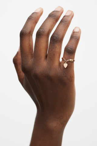 18K Gold Mon'Amour Heart Ring