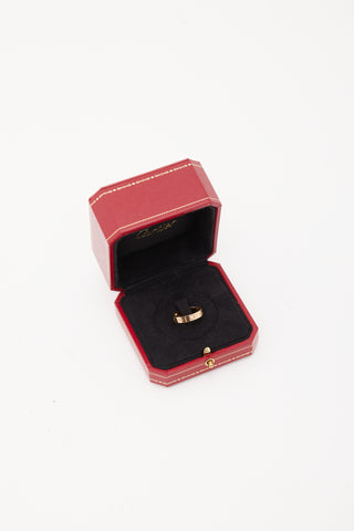 Cartier 18K Yellow Gold Diamond Love Ring