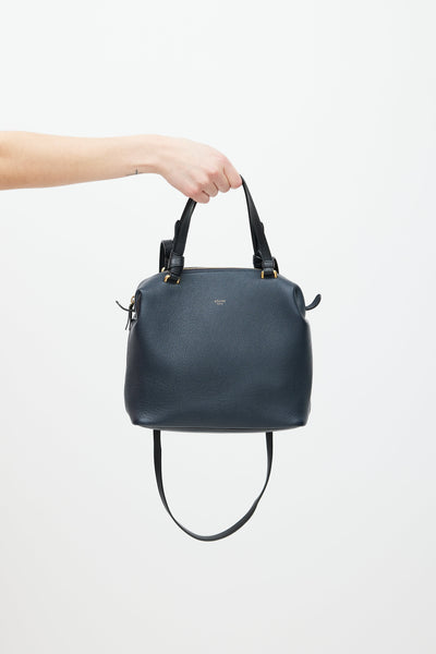 Celine // 2017 Navy Soft Cube Leather Bag – VSP Consignment