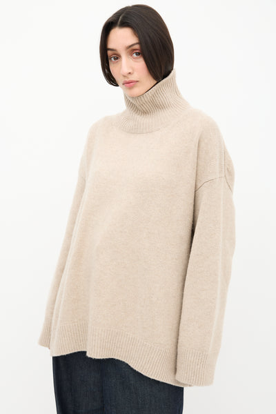 Oversized Cashmere Jumper Celine Cashmere Turtleneck Celine