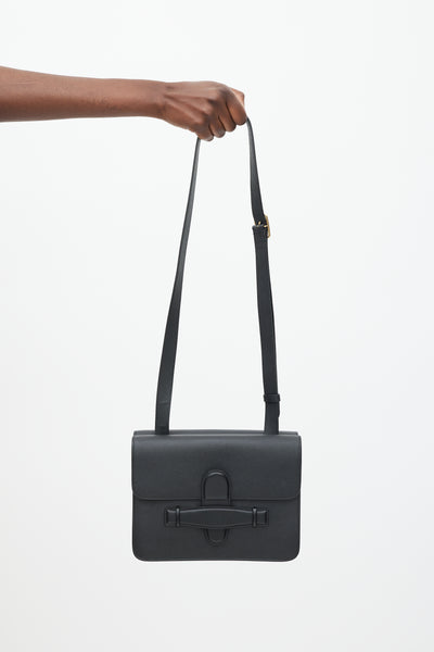 Celine // Black Leather Medium Symmetrical Bag – VSP Consignment