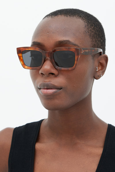 Celine // Brown CL 41450/S Square Sunglasses – VSP Consignment