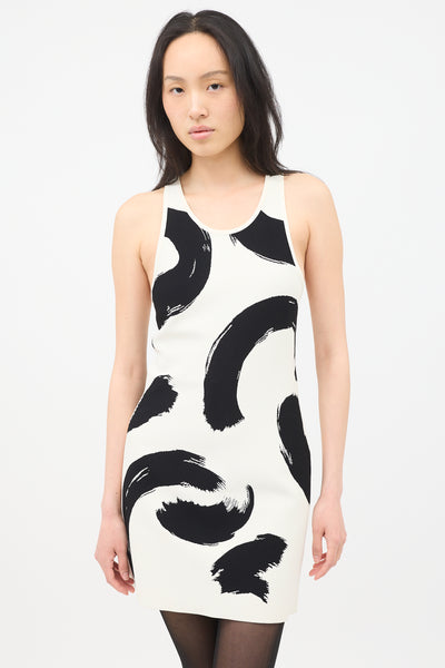 Celine // SS 2014 Knit Brush Stroke Mini Dress VSP Consignment Celine // SS 2014 Knit Brush Stroke Mini Dress VSP Consignment