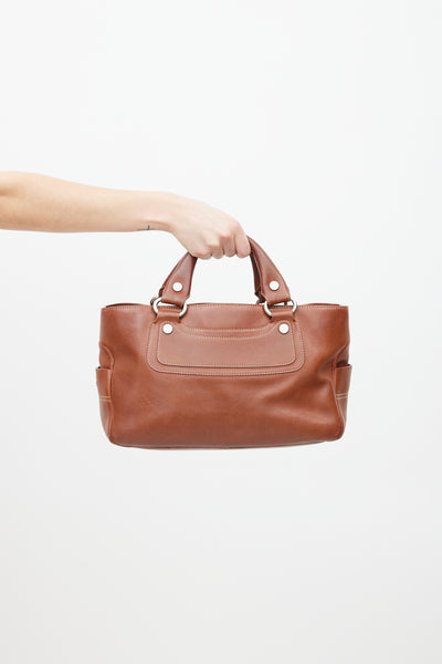 【CELINE】Boogie bag 32 Celine // Vintage Brown Leather Boogie Bag – VSP Consignment