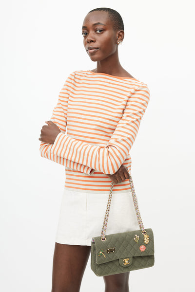 Chanel // 2017 Cruise Cuba Green Double Flap Charm Bag – VSP