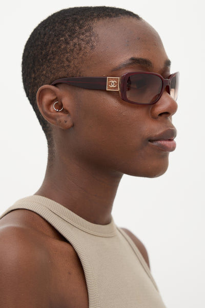Chanel // 5115 Rectangle CC Sunglasses – VSP Consignment