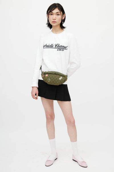 Chanel // Cruise 2017 Khaki Canvas Coco Cuba Belt Bag – VSP