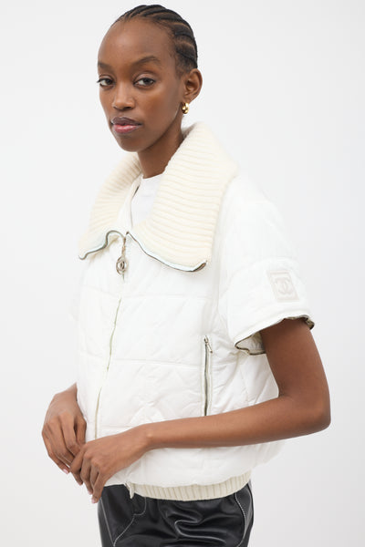 Chanel // Fall 2000 Convertible Puffer Jacket – VSP Consignment