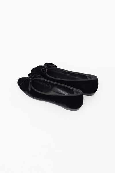 Velvet Bow Ballet Flat main image 0